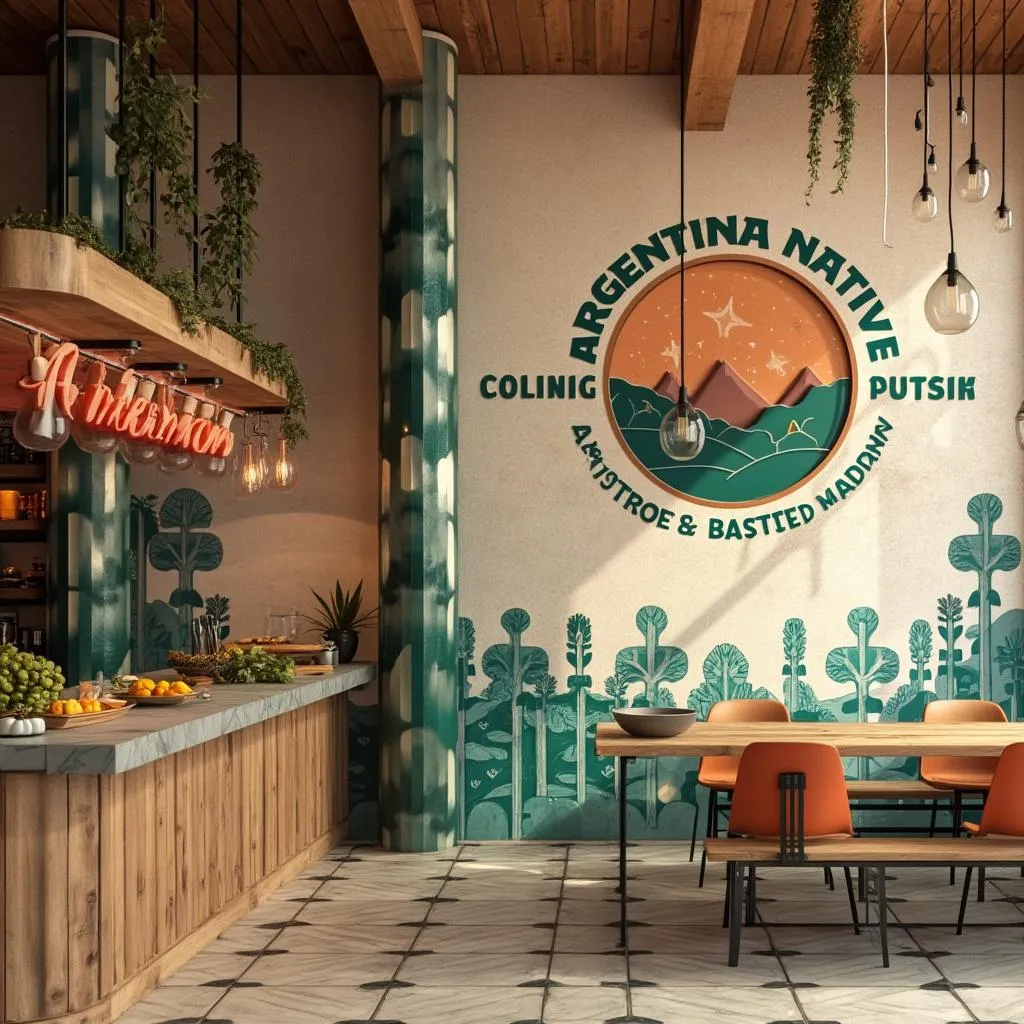 Concepto visual para restaurante de cocina nativa